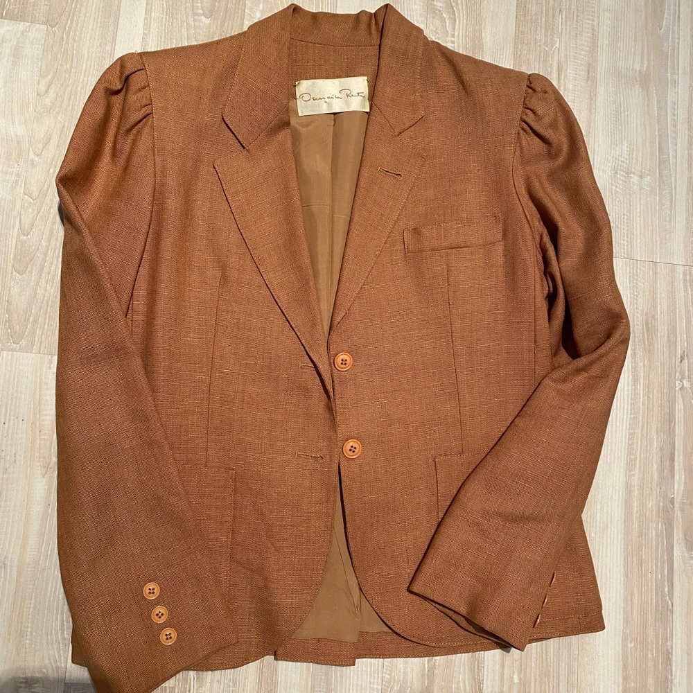 Vintage Oscar de la Renta Women’s Jacket/Blazer (Size 10)